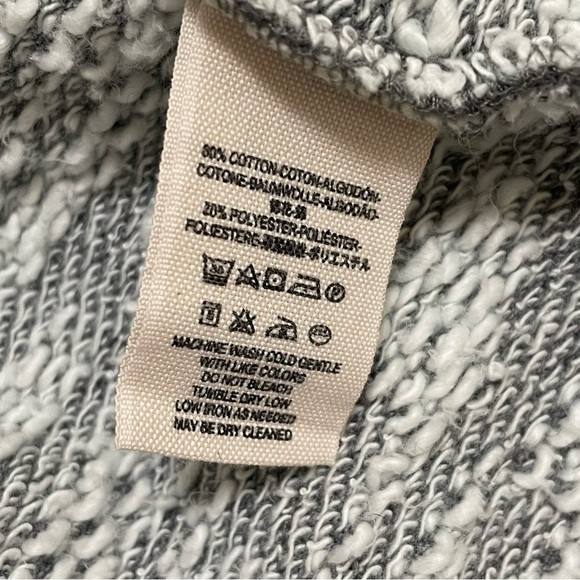 Free People In The Loop Open Front Long Heather Gray Draped Cardigan Sz XS - Picture 9 of 11